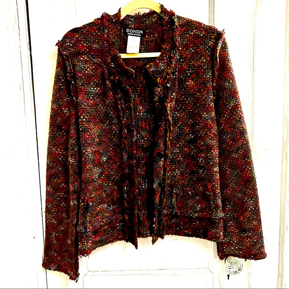 Multicolor knit sweater